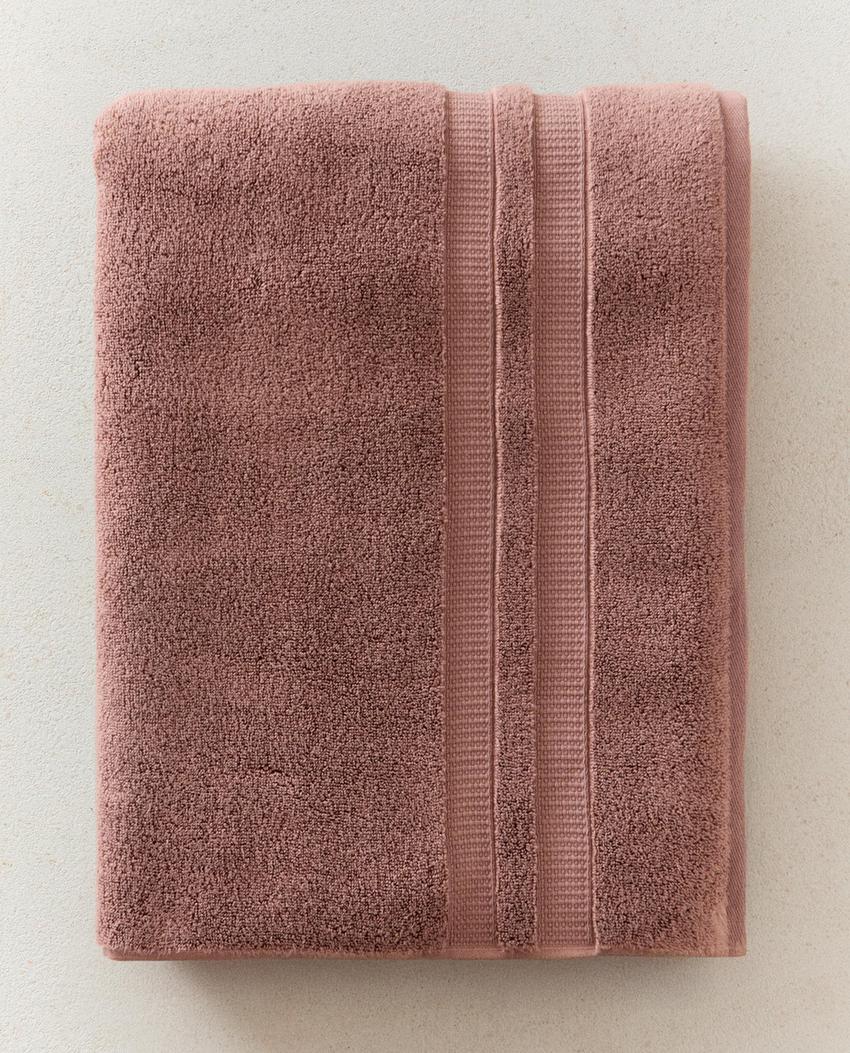 EXTRA SOFT DOUBLE BORDER BATH TOWEL