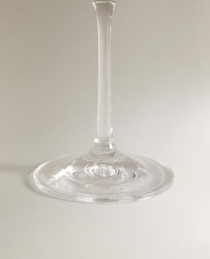 WAVY-EFFECT BOHEMIA CRYSTAL GLASS