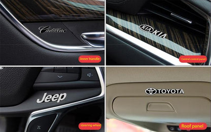 Heißer Verkauf 🔥50% RABATT🔥3D Auto Kreativ-Auto-Logo-Dekorationsaufkleber🎉8 STÜCK🎉