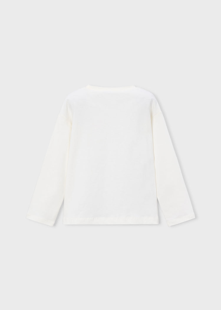 Girls' Cotton Floral Printed T-Shirt