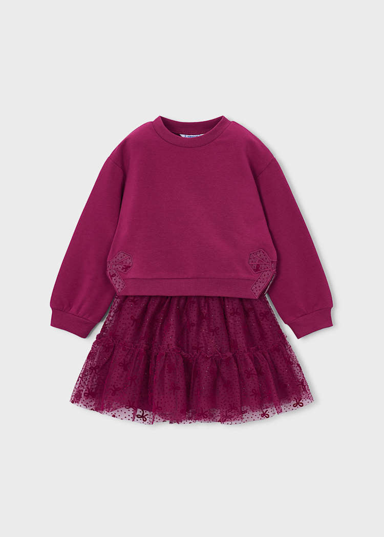 Girls' Cotton Floral Printed Top & Trousers Set